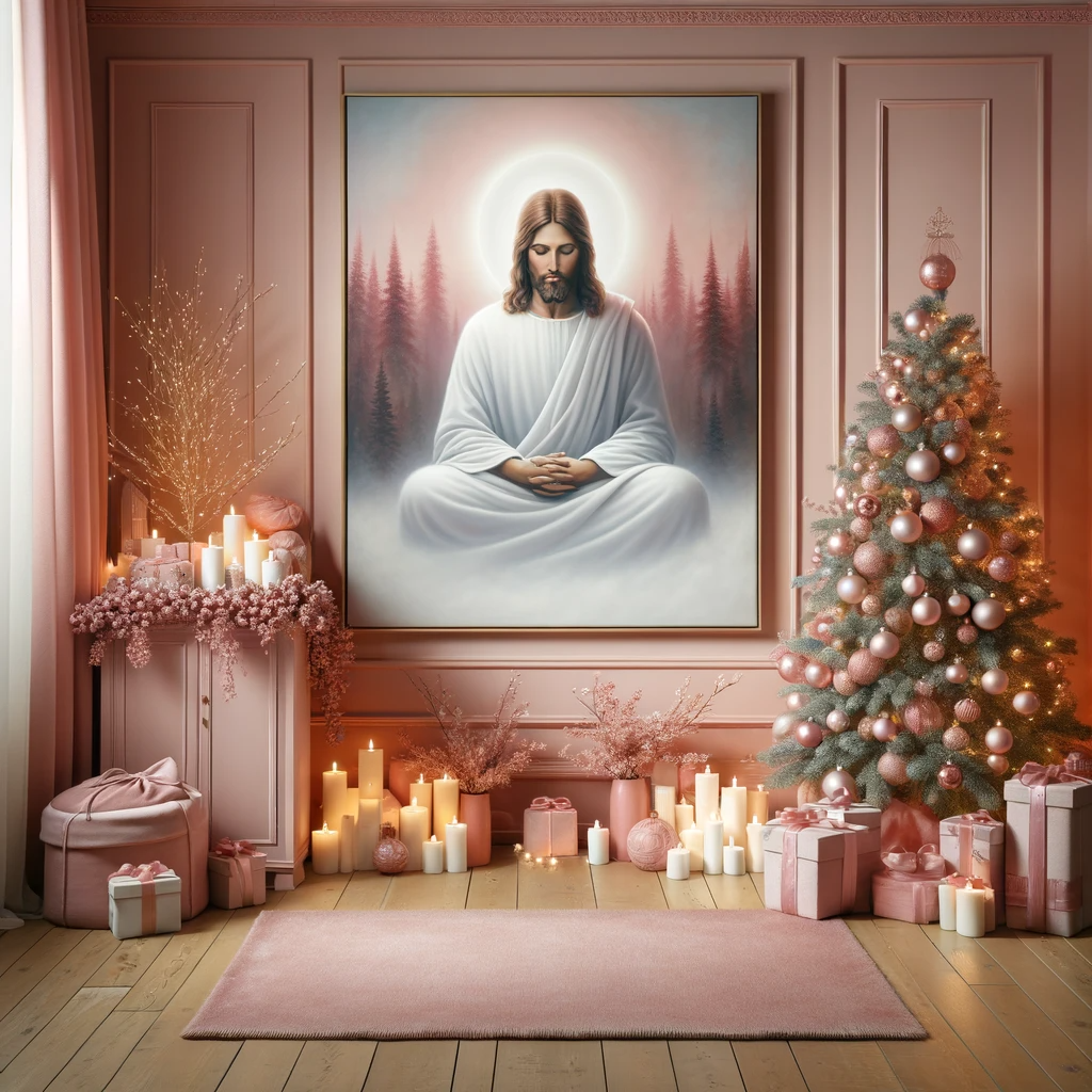 Рождественская Медитация с Изображением Иисуса