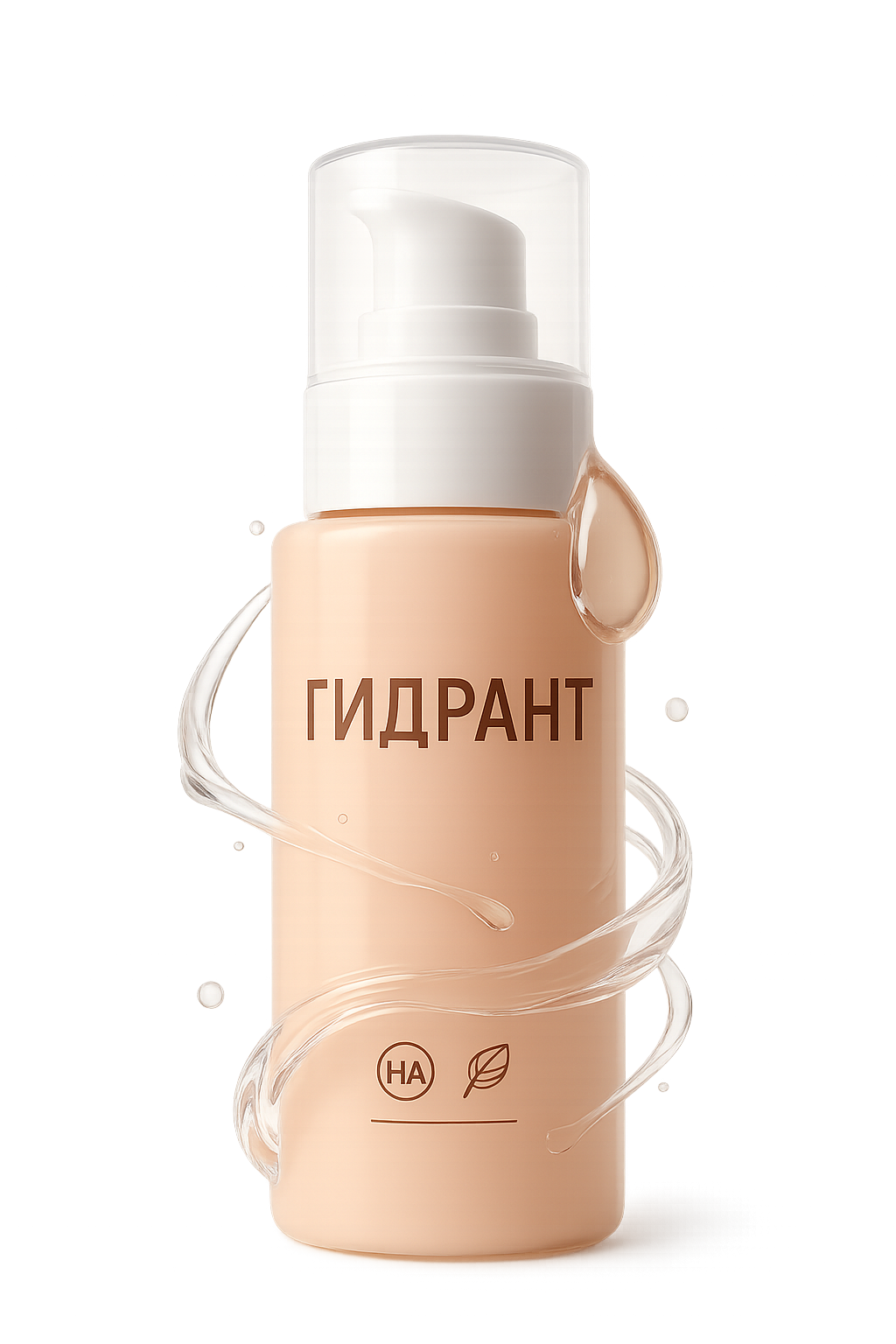 ГИДРАНТ — умный гидратант с низко- и высокомолекулярной гиалуроновой кислотой и льняным муцином: многоуровневое увлажнение, эффект «аккумулятора», натуральная биоразлагаемая формула