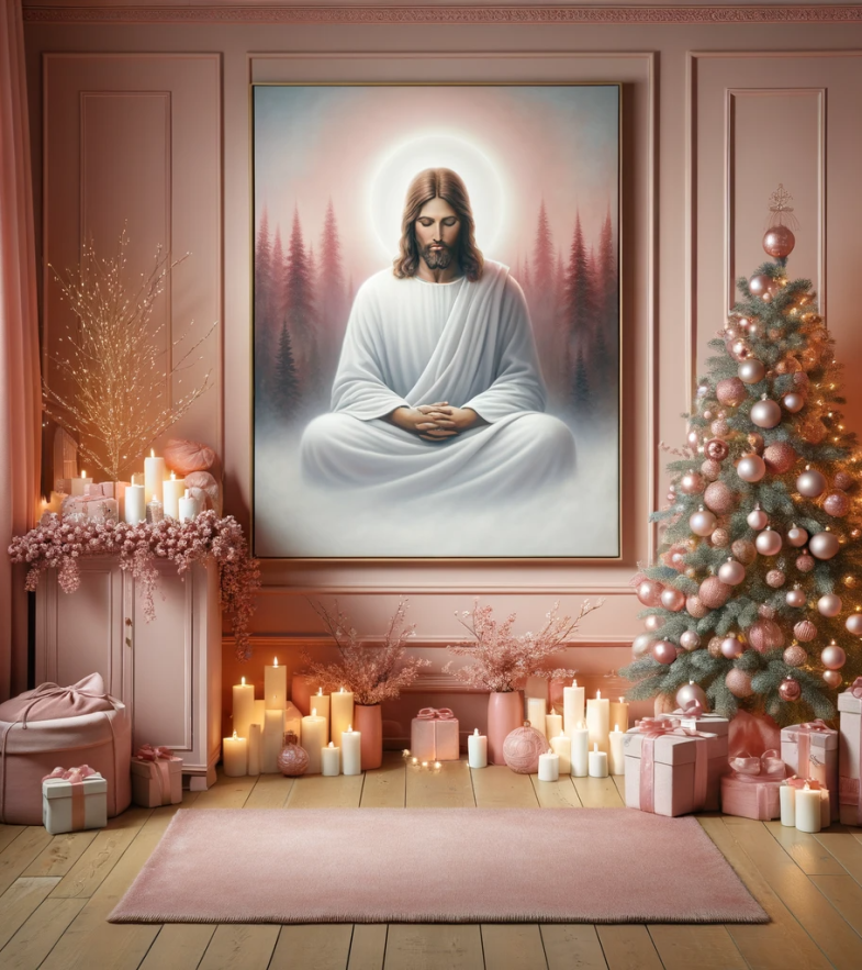 Рождественская Медитация с Изображением Иисуса